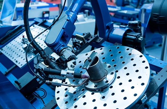 Automated robot welding